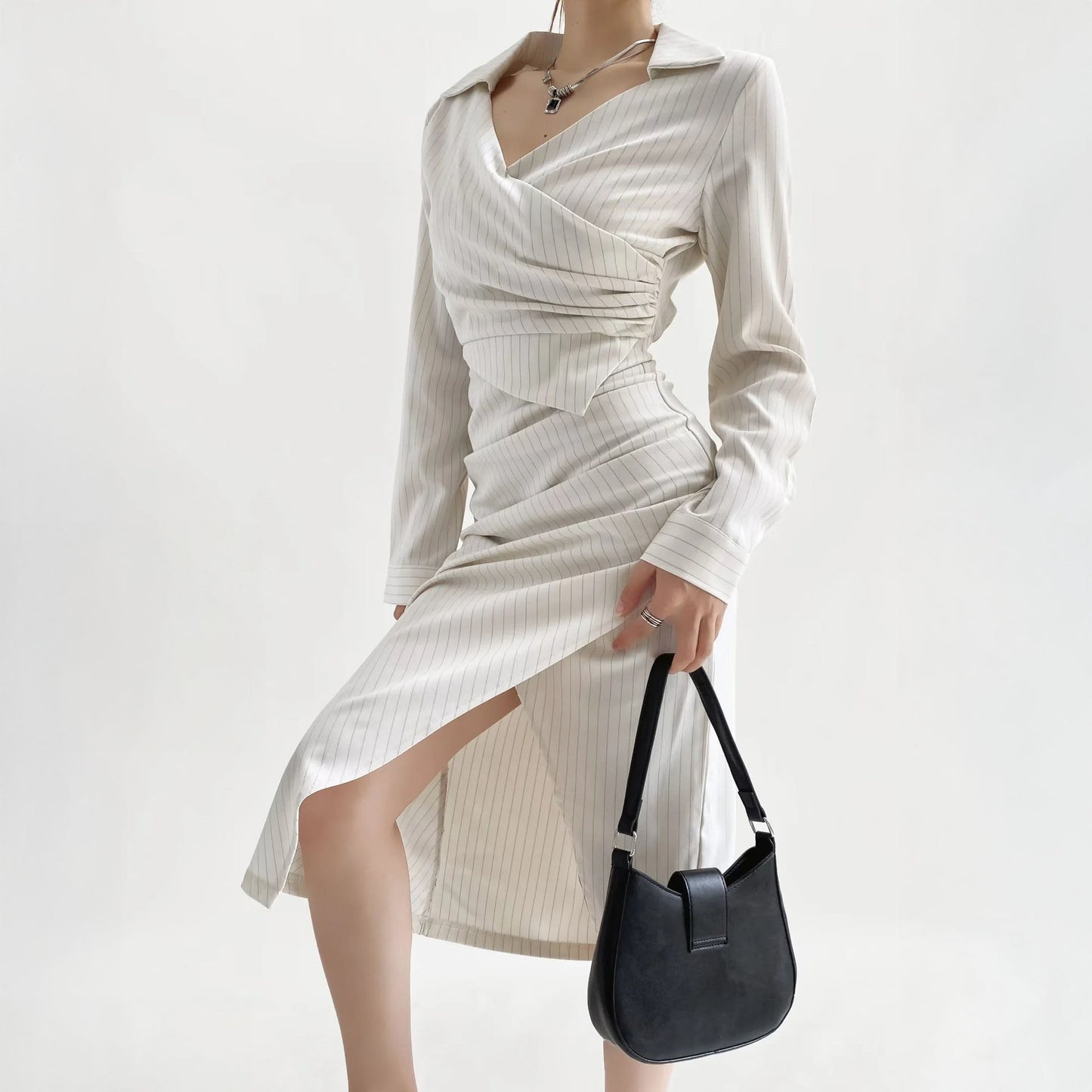 Alessandra Wrap Midi Dress