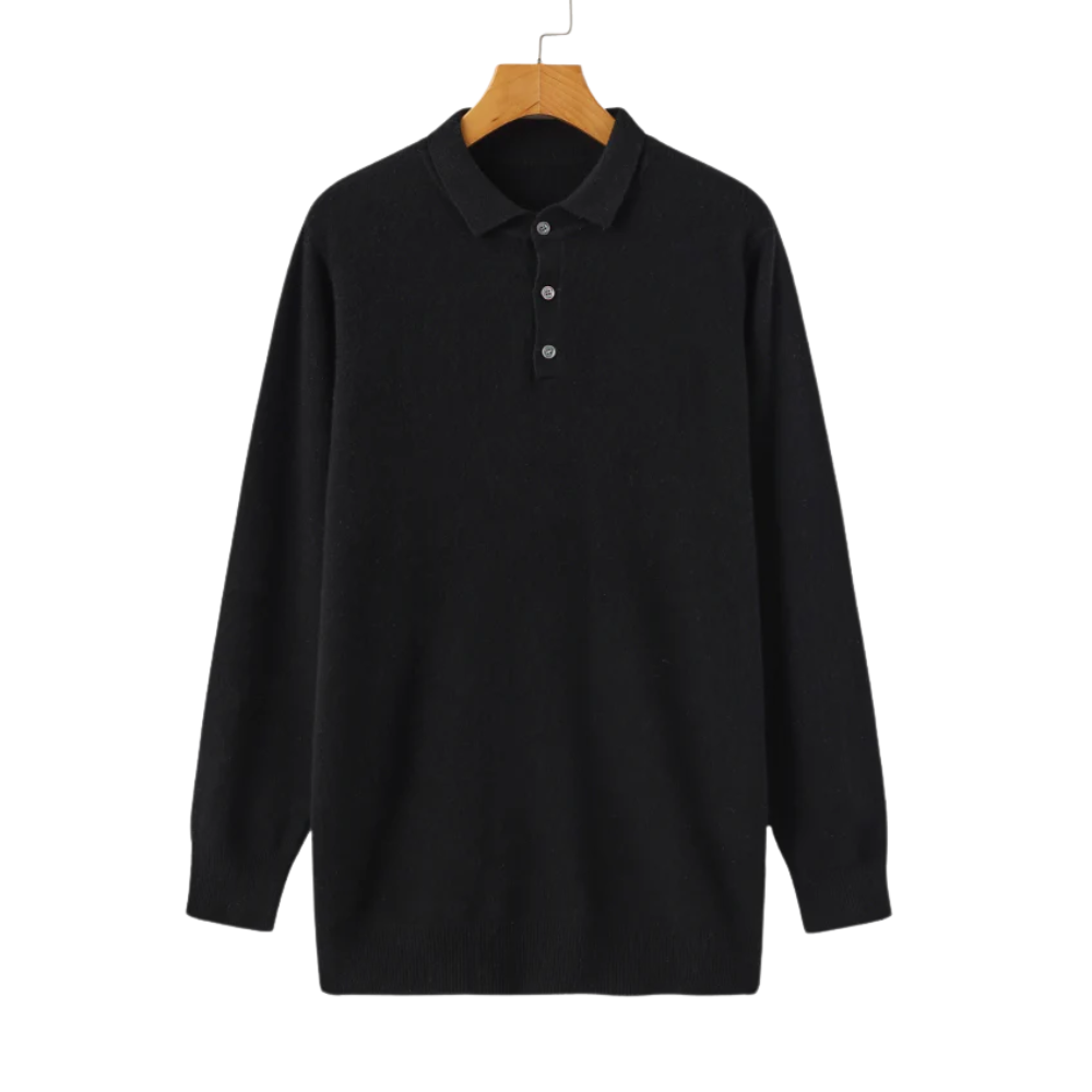 100% Cashmere Polo Shirt