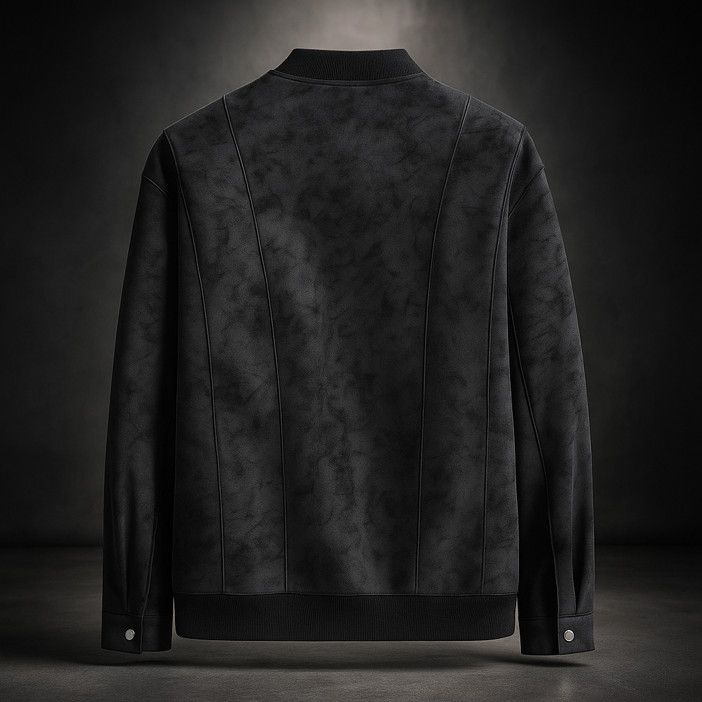 Brian™ | Classic Suede-Look Bomber Jacket