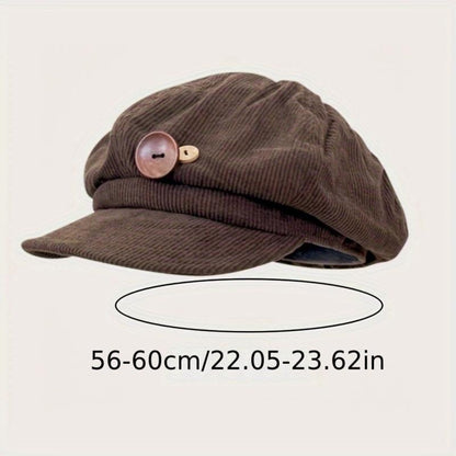 Mila Vintage Button Beret