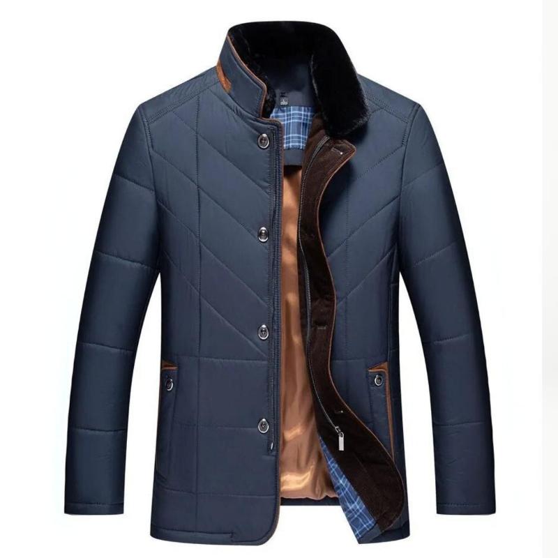 Charles™ | Warm Vintage Quilted Fur-Collar Jacket