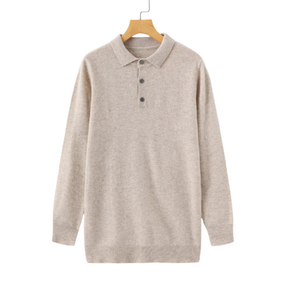 100% Cashmere Polo Shirt