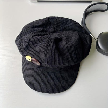 Mila Vintage Button Beret