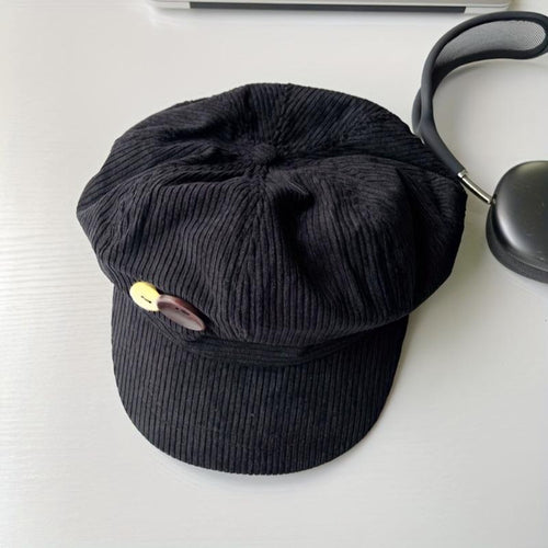 Mila Vintage Button Beret