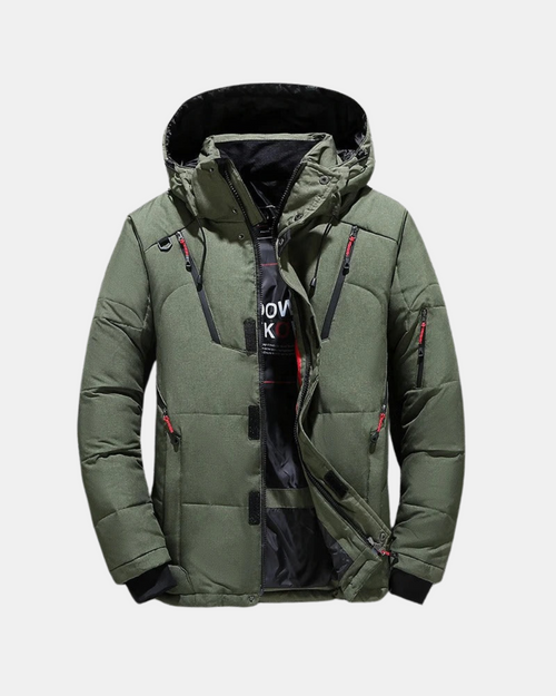 Gary™ | Warm Hooded Multi-Pocket Winter Jacket