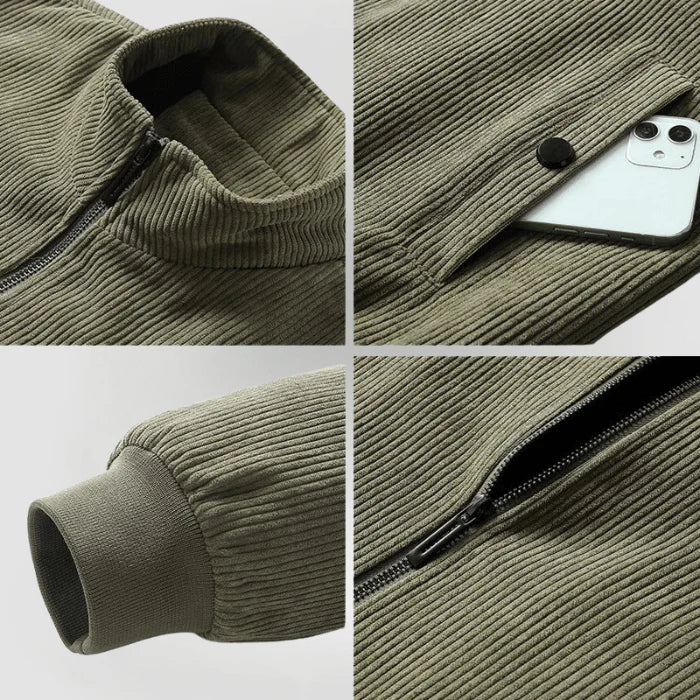 Carl™ | Warm Classic Fleece-Lined Corduroy Jacket