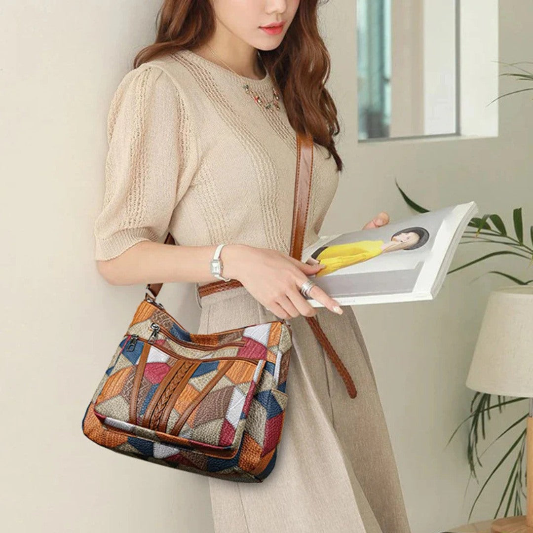 Lucia Mosaic Crossbody Bag