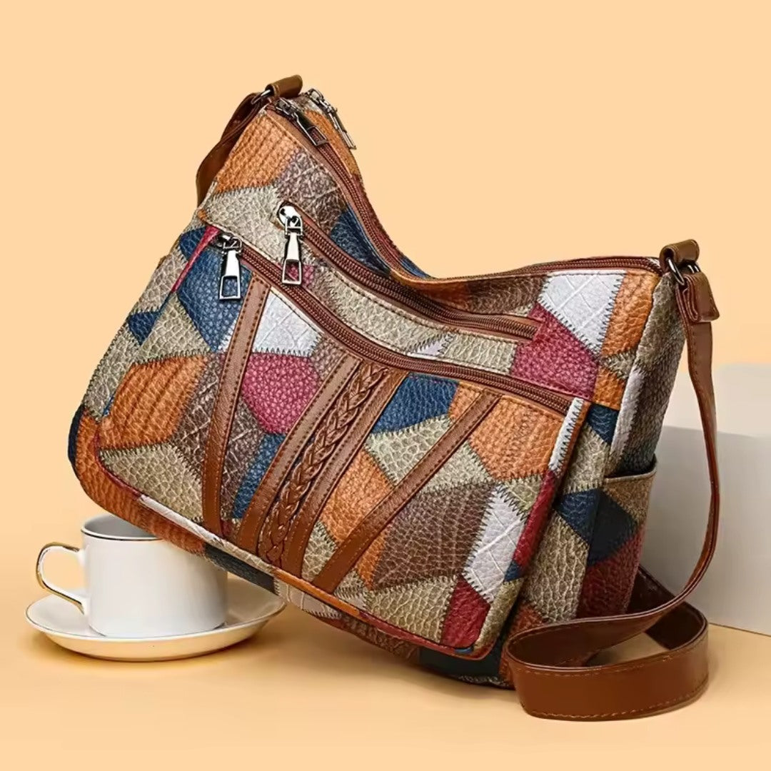 Lucia Mosaic Crossbody Bag