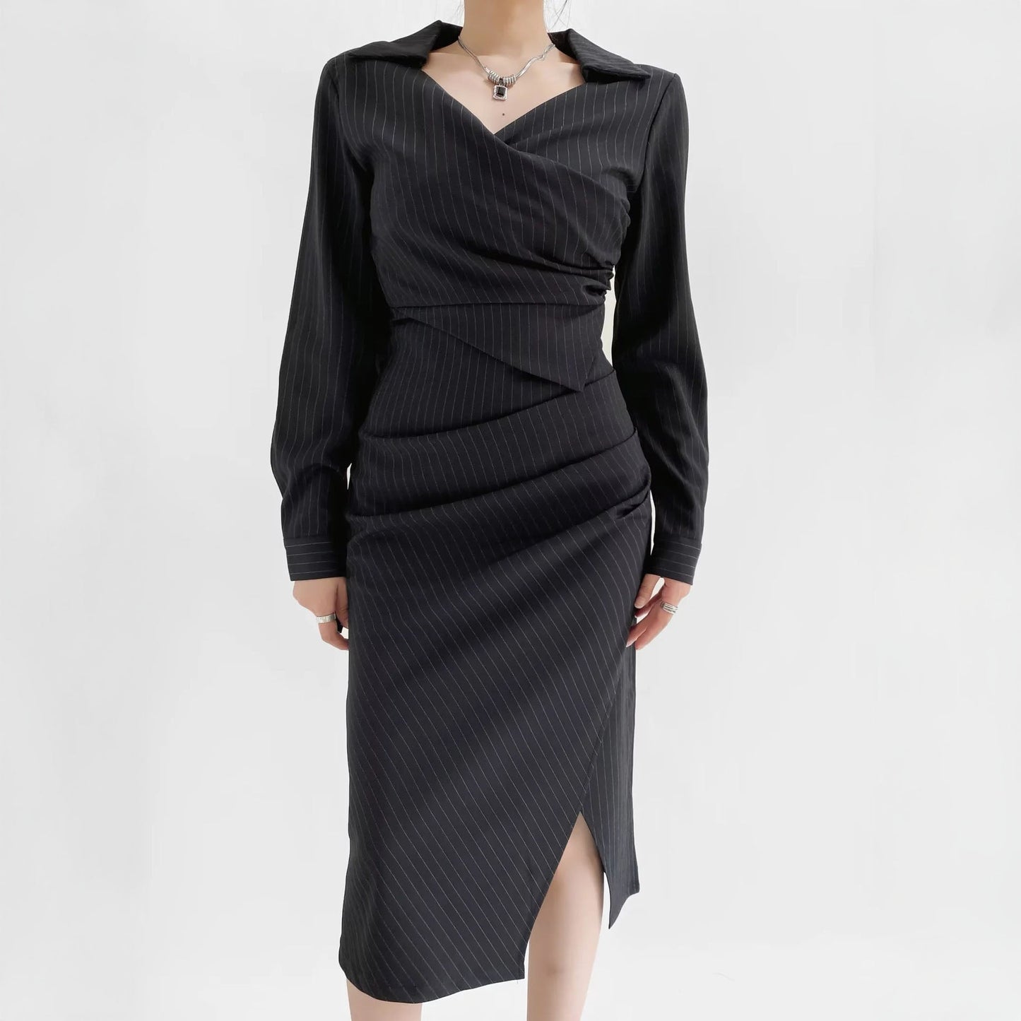 Alessandra Wrap Midi Dress