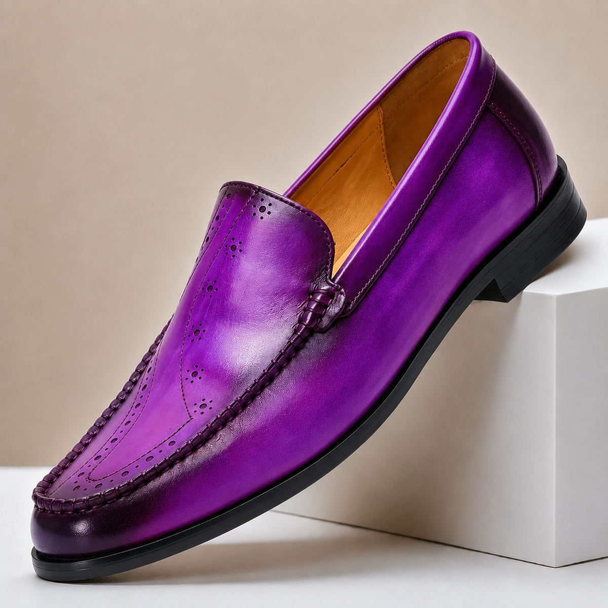 Sovrano Cowhide Leather Loafers