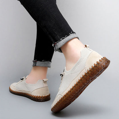 Marco Knit-Leather Hybrid Sneakers