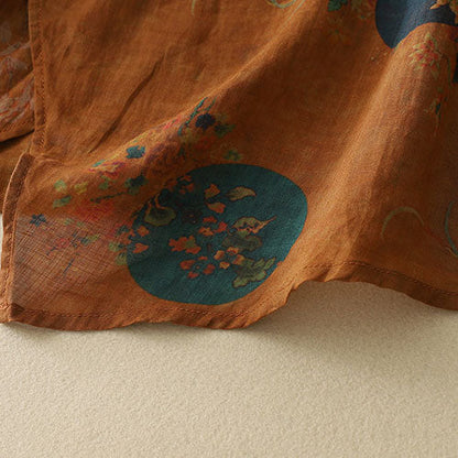 Chiara Linen Blossom Top