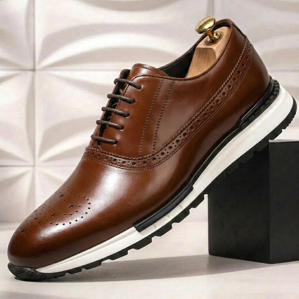 Luvino Cowhide Leather Sneakers