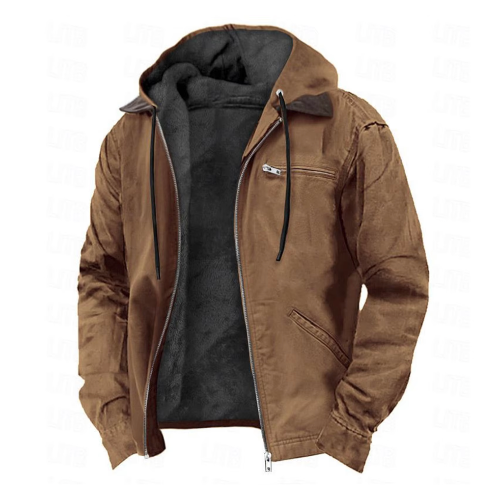 Henry™ | Warm Fleece Lined Hooded Vintage Jacket