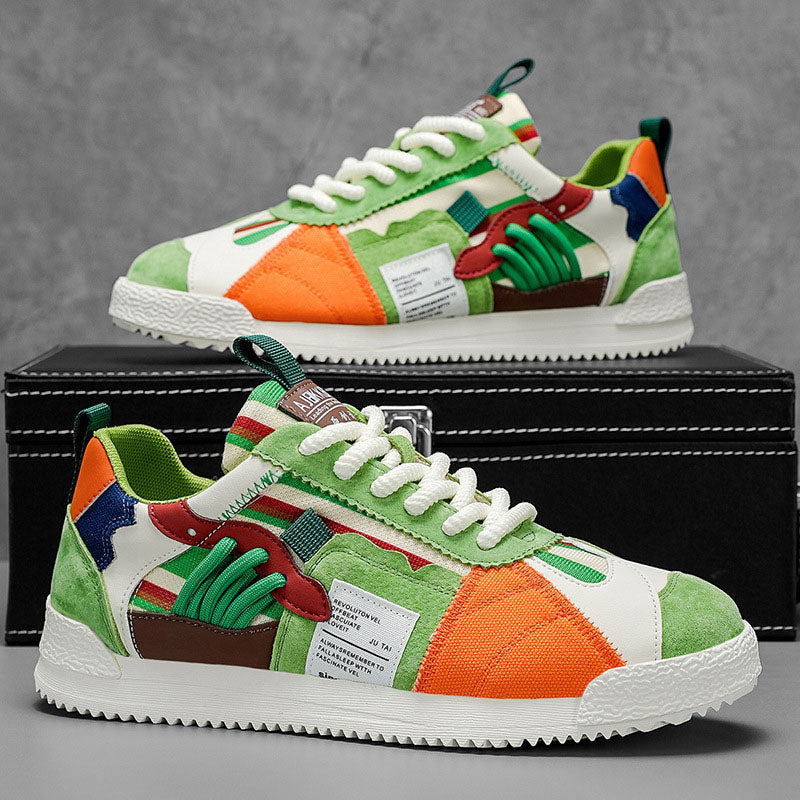 Alonzo Y2K Patchwork Sneakers