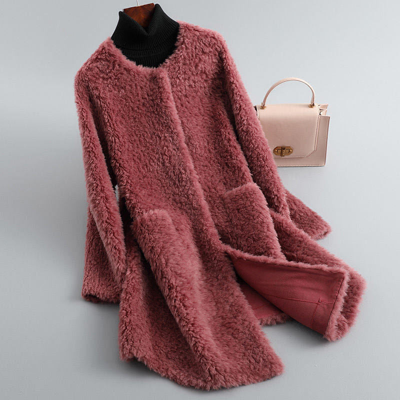 Amalia Sherpa Fleece Coat