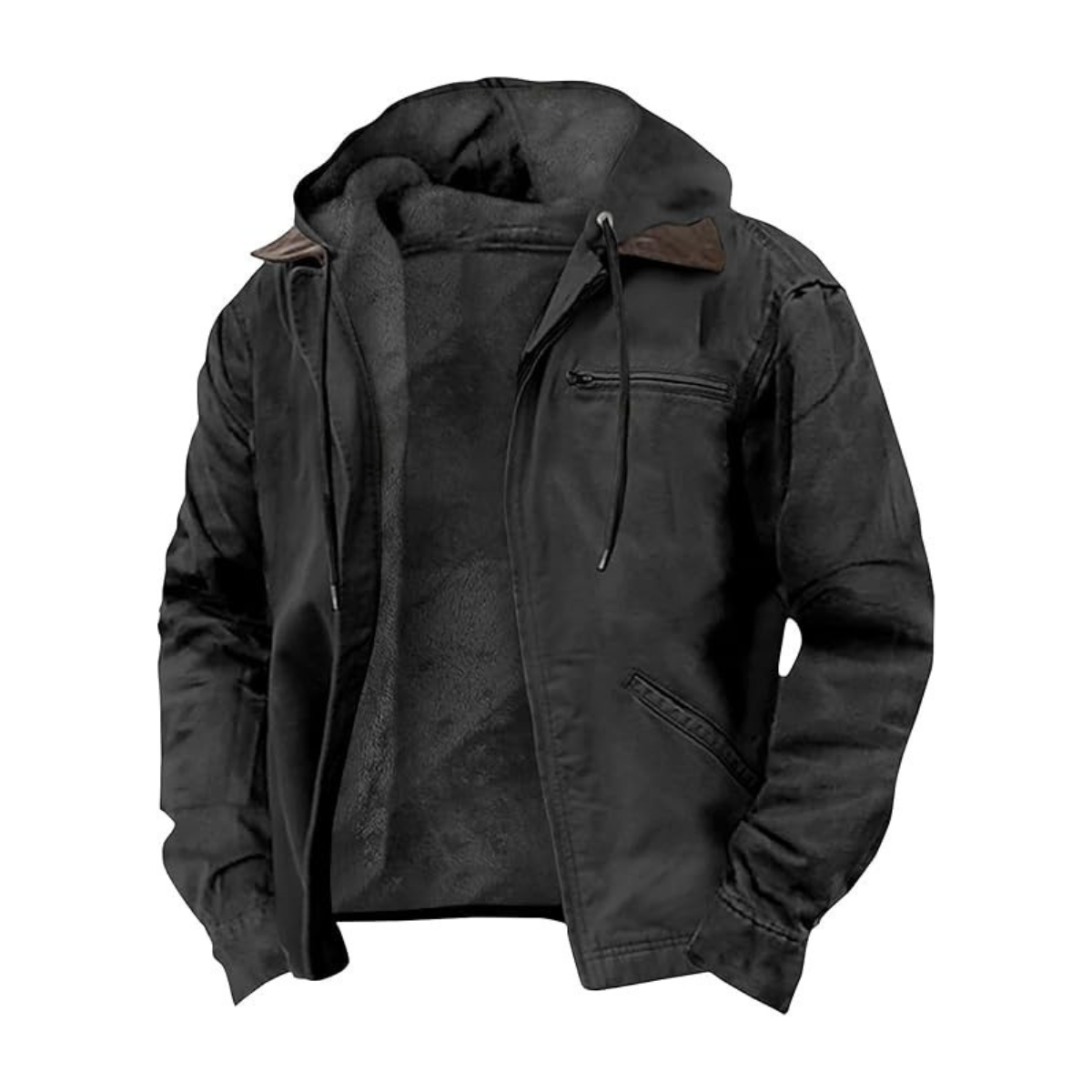 Henry™ | Warm Fleece Lined Hooded Vintage Jacket