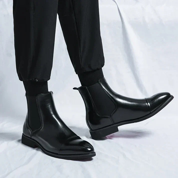 Premium Leather Chelsea Boots
