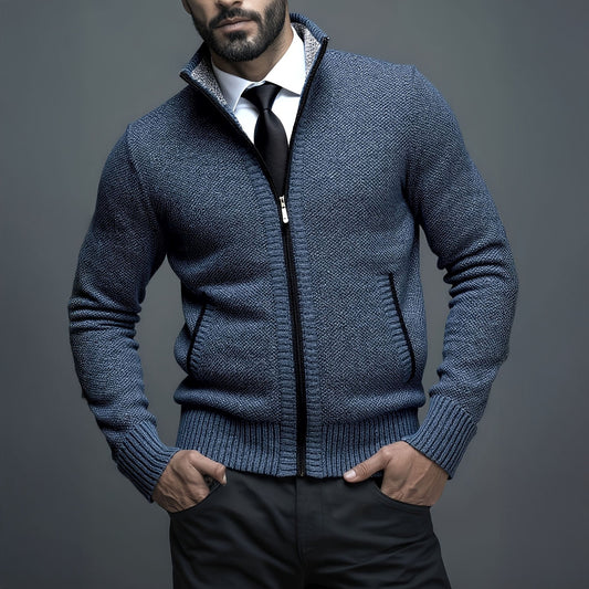 Matteo Knit Zip Sweater