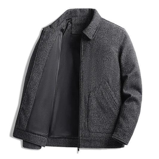 Gregory™ | Warm Classic Textured Zip Jacket