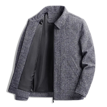 Gregory™ | Warm Classic Textured Zip Jacket