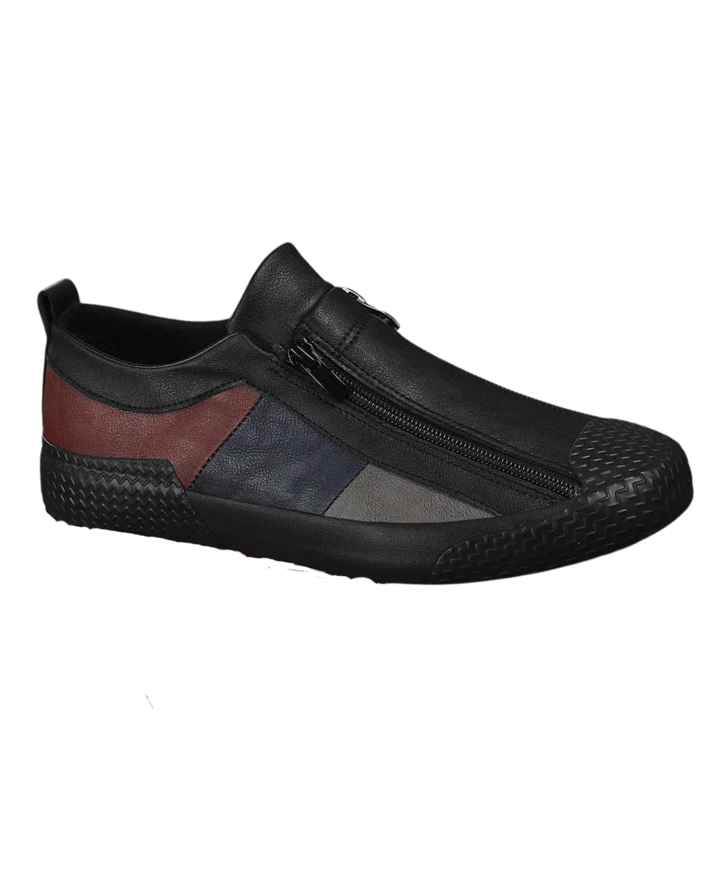 Leather Shoes with Zip