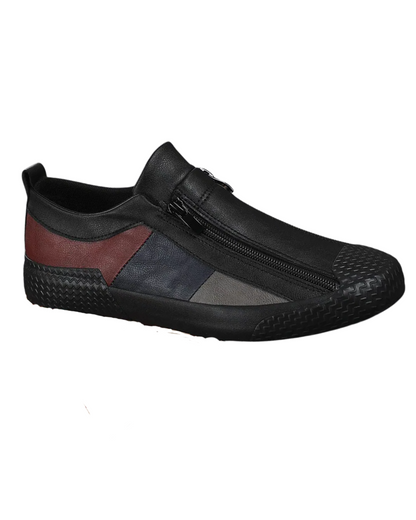 Leather Shoes with Zip