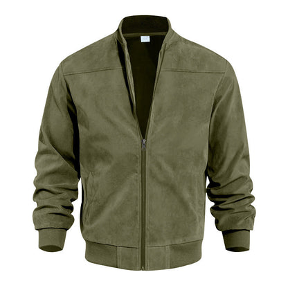 Richard™ | Vintage Suede-Look Bomber Jacket