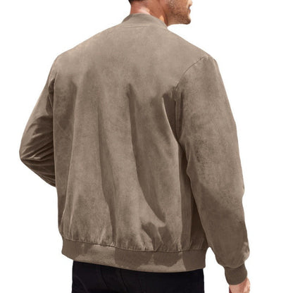 Richard™ | Vintage Suede-Look Bomber Jacket