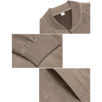 Richard™ | Vintage Suede-Look Bomber Jacket