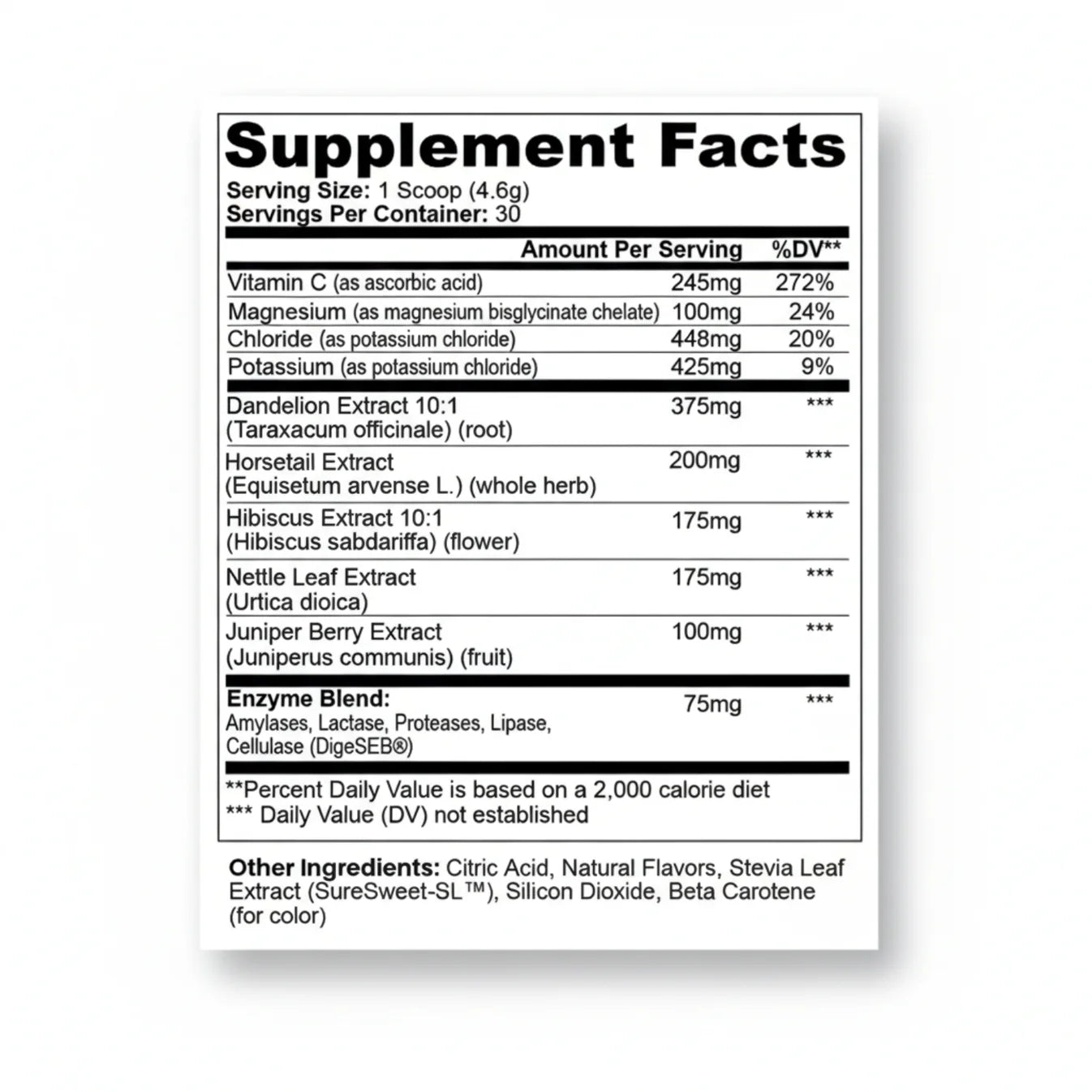DeBloat Electrolyte Hydration Formula