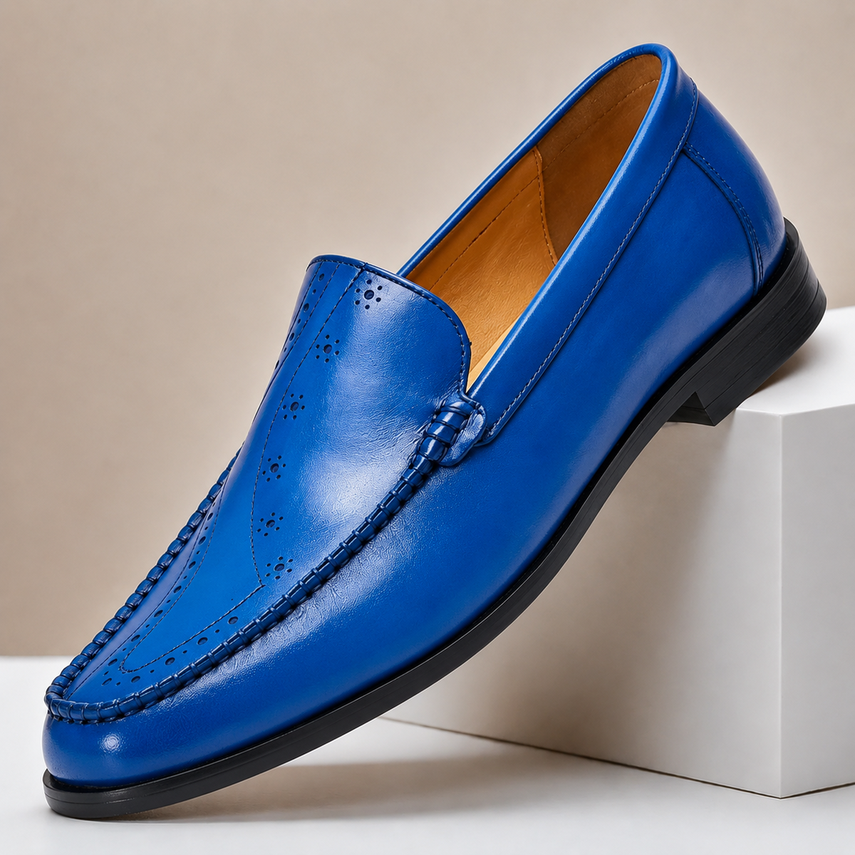 Sovrano Cowhide Leather Loafers