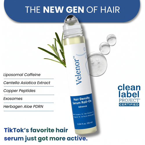 Velenor RootRise Advanced Hair Density Serum Roll-On